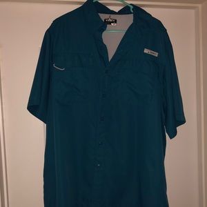 Blue Habit fishing shirt